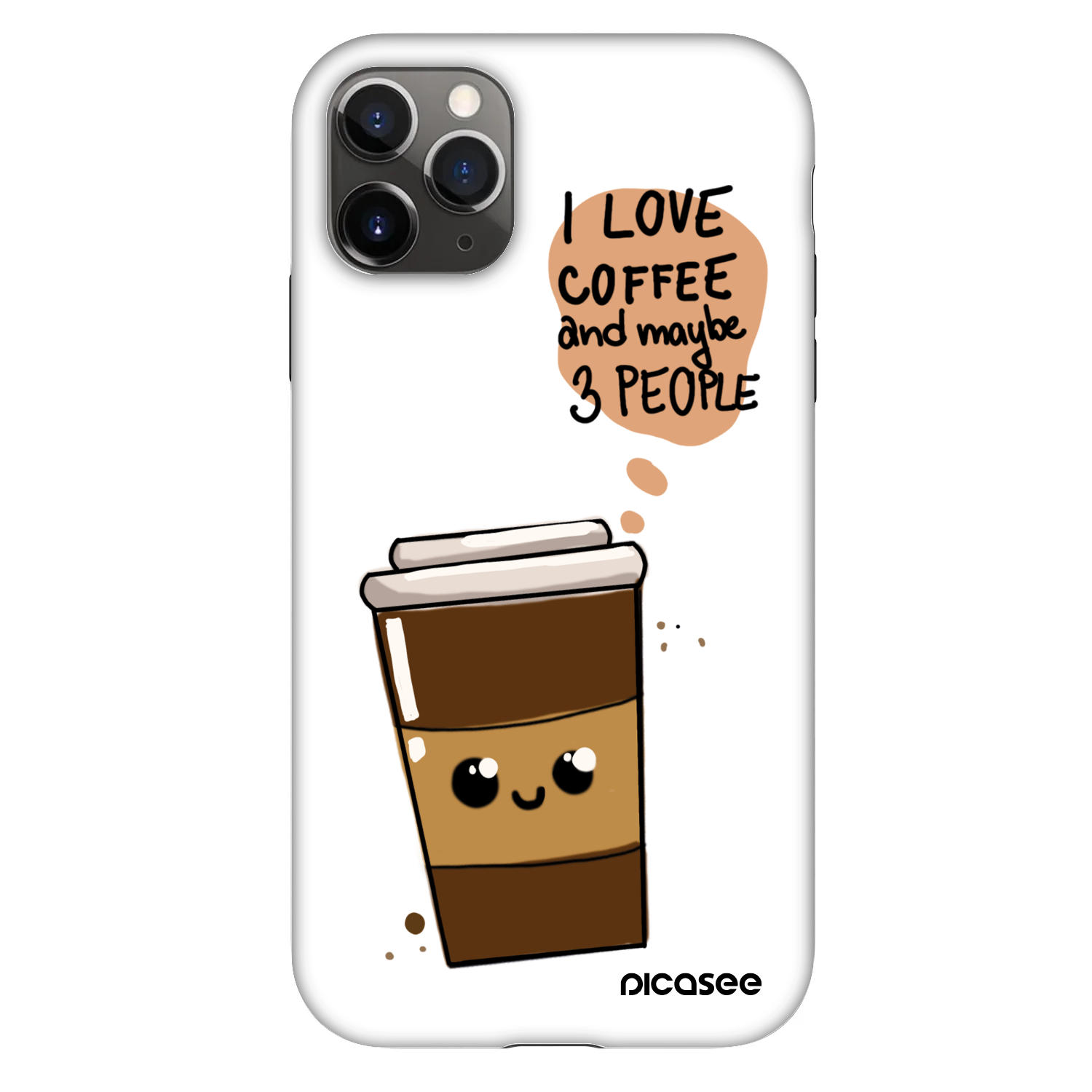 Picasee Fashion Case na Apple iPhone 11 Pro - Cute coffee