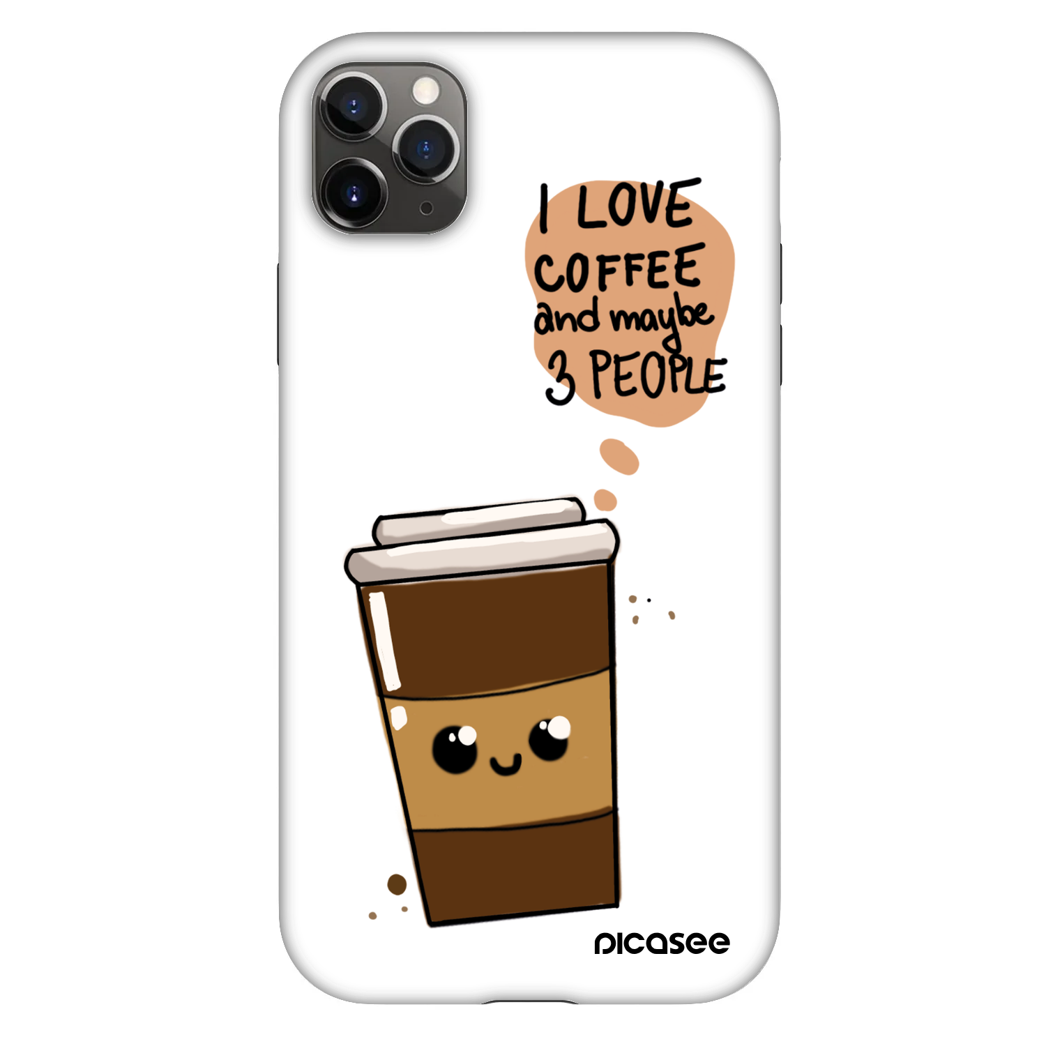 Picasee Fashion Case na Apple iPhone 11 Pro Max - Cute coffee