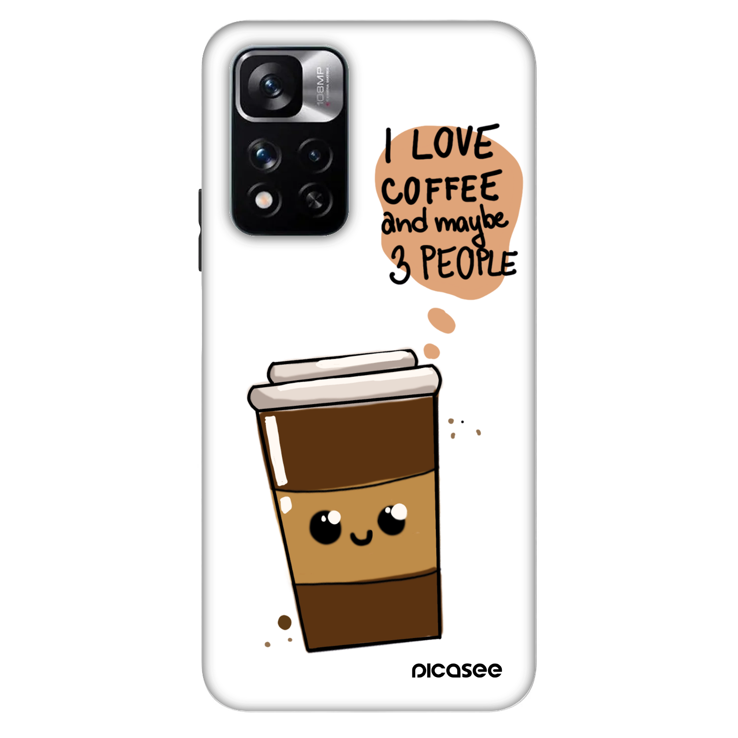 Picasee Fashion Case na Xiaomi Redmi Note 11 Pro 5G - Cute coffee