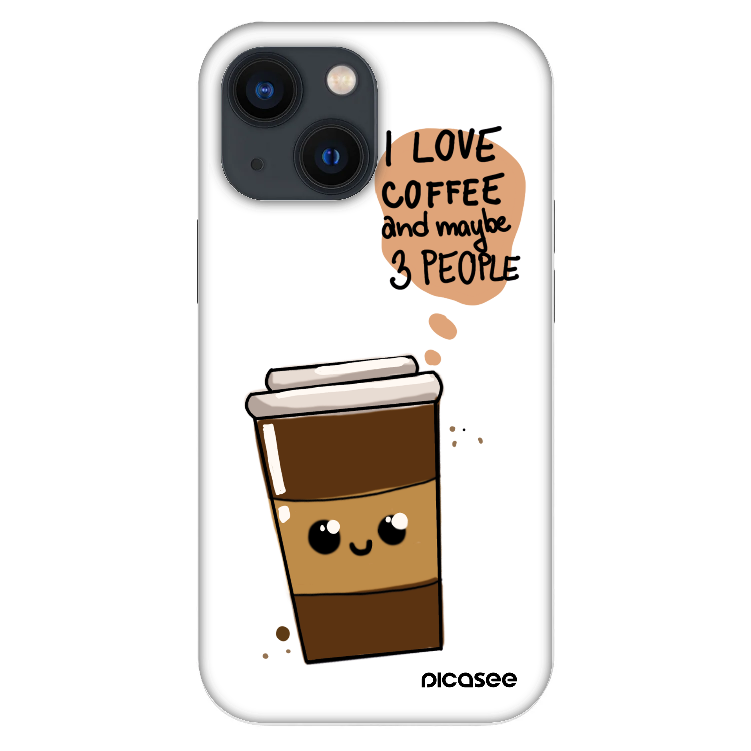 Picasee Fashion Case na Apple iPhone 13 mini - Cute coffee