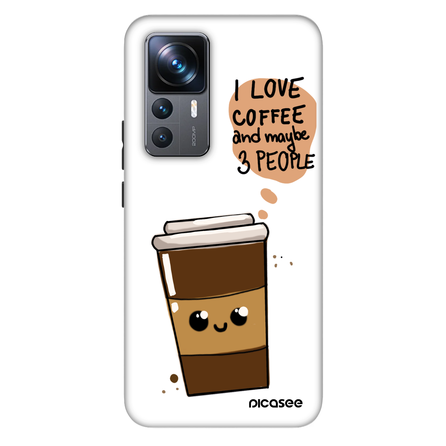 Picasee Fashion Case na Xiaomi 12T Pro - Cute coffee