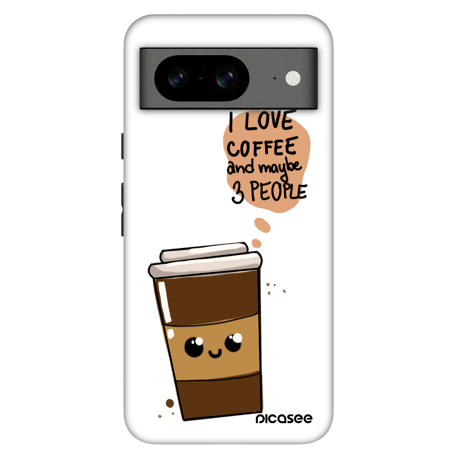 Picasee Fashion Case na Google Pixel 8 Pro - Cute coffee
