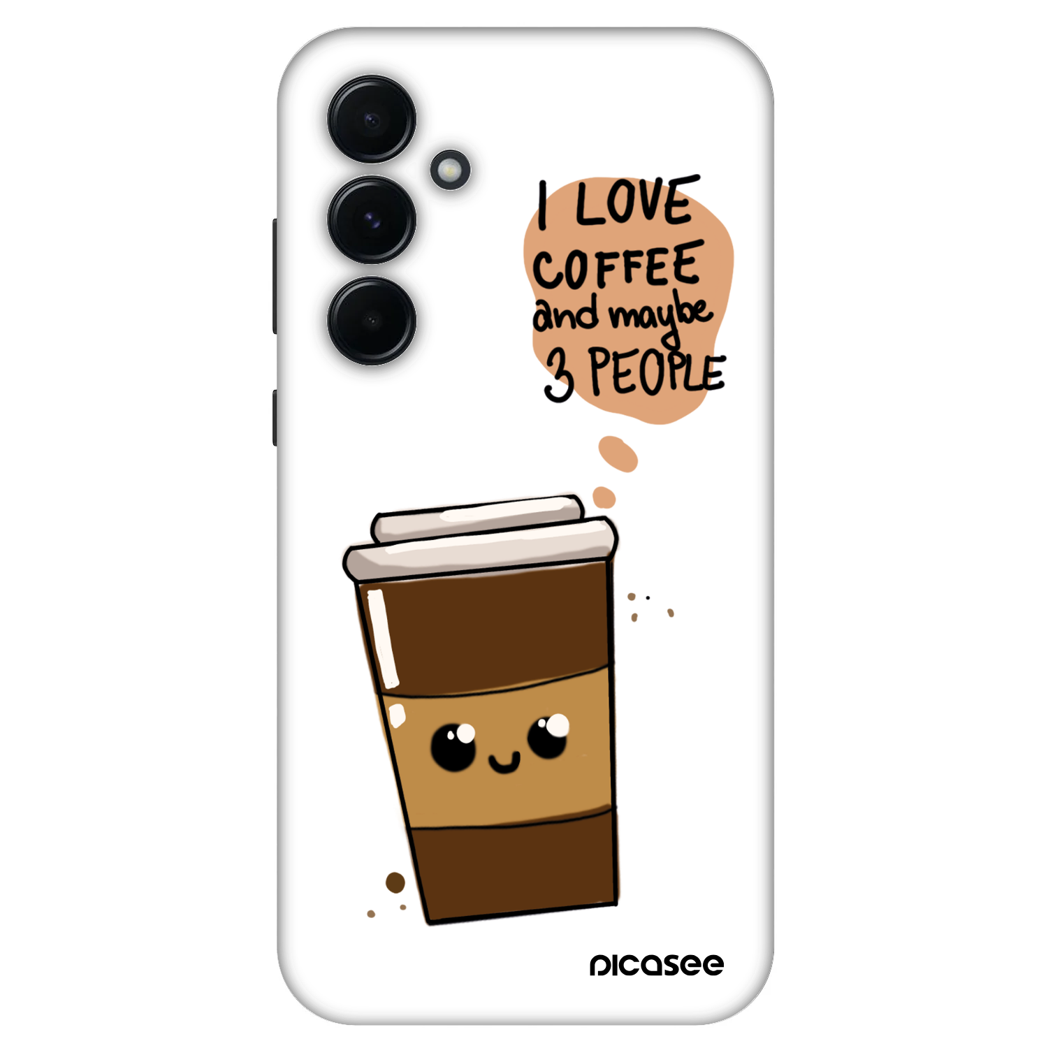 Picasee Fashion Case na Samsung Galaxy A55 5G A556B - Cute coffee