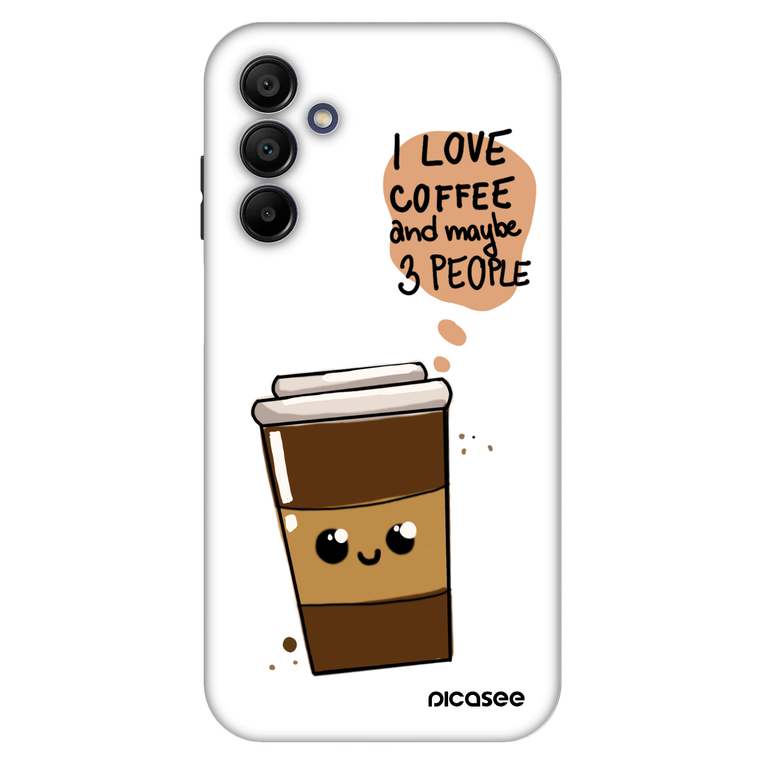 Picasee Fashion Case na Samsung Galaxy A15 A155F 4G - Cute coffee