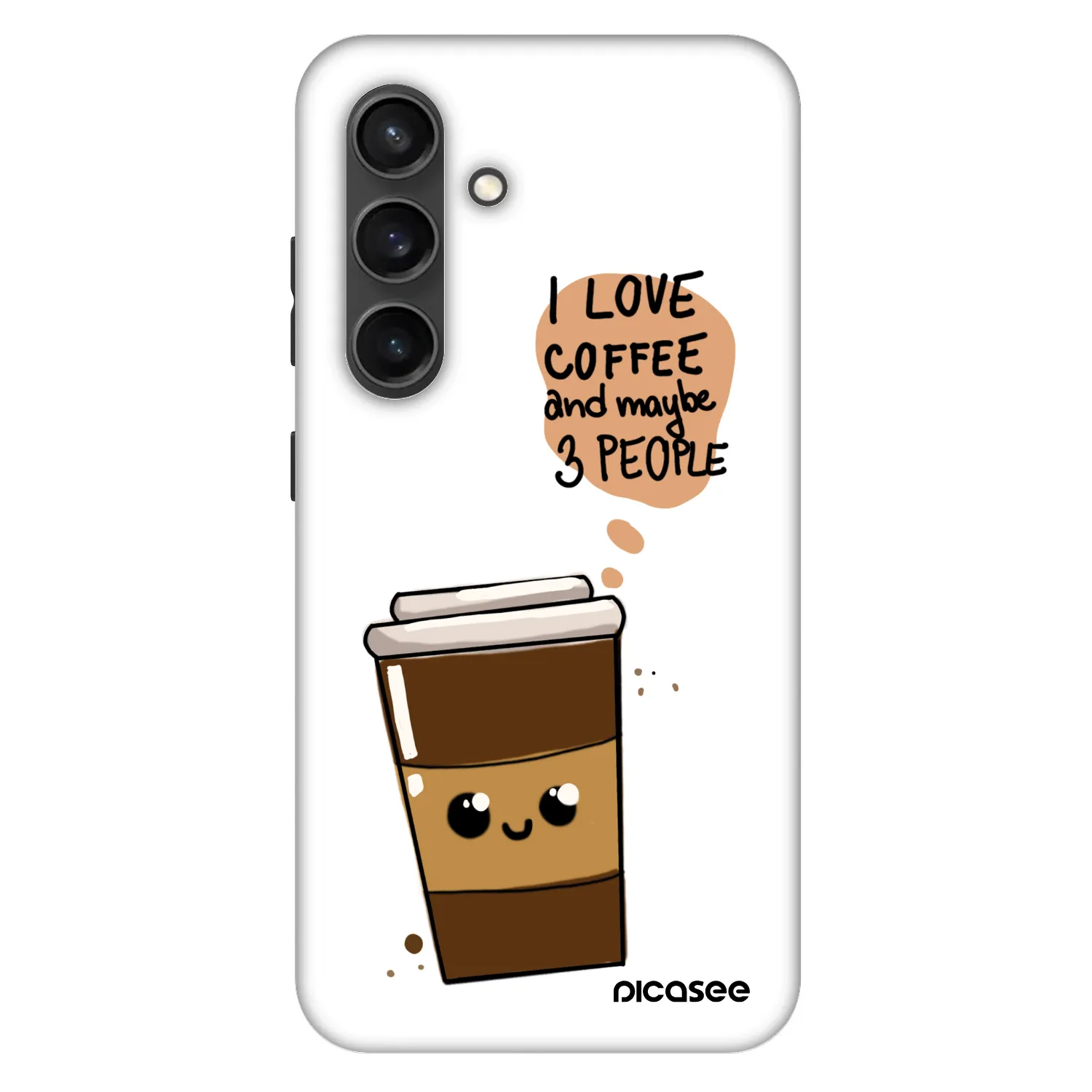 Picasee Fashion Case PowerShare pro Samsung Galaxy S24 S921B 5G - Cute coffee