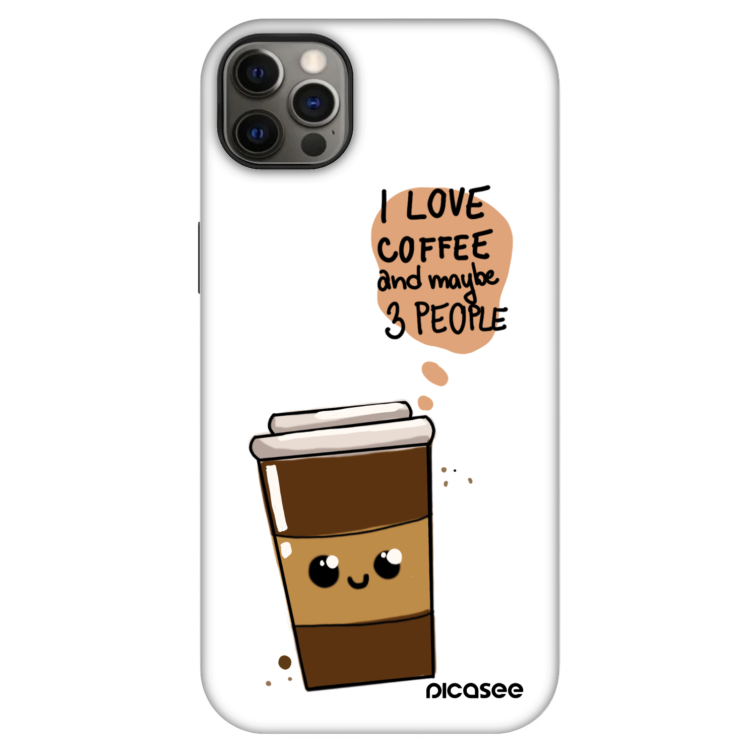 Picasee Fashion Case MagSafe na Apple iPhone 12 Pro Max - Cute coffee