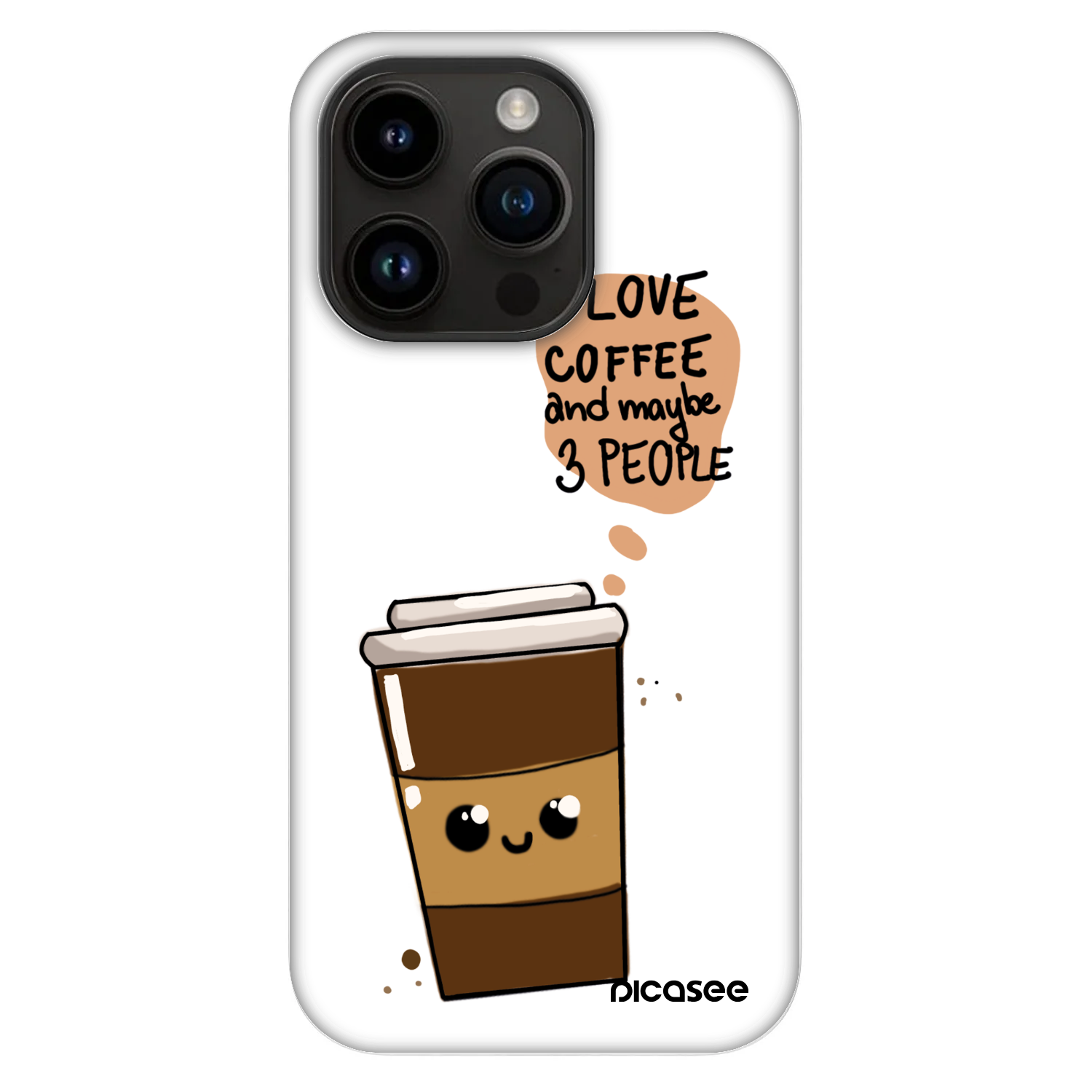Picasee Fashion Case MagSafe na Apple iPhone 14 Pro - Cute coffee