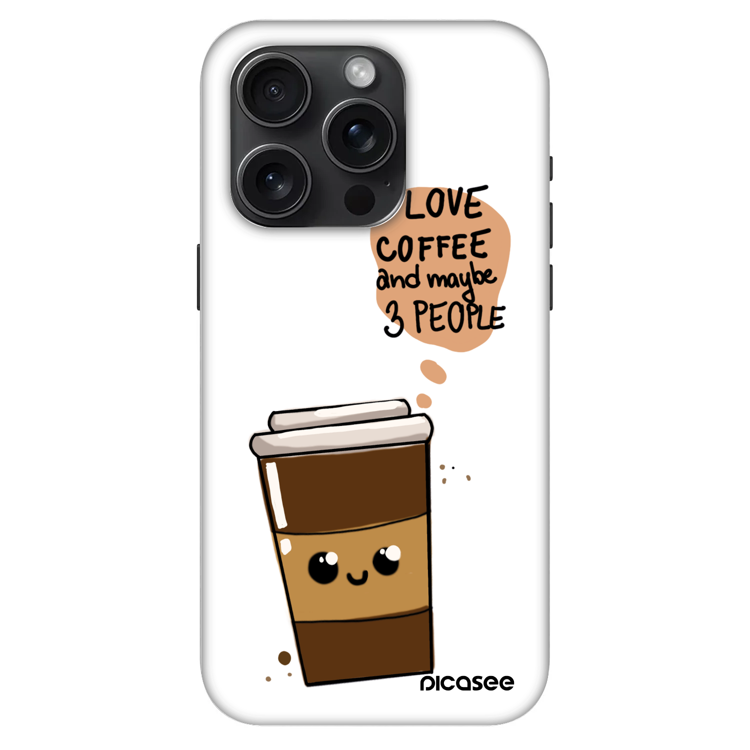 Picasee Fashion Case MagSafe na Apple iPhone 15 Pro - Cute coffee