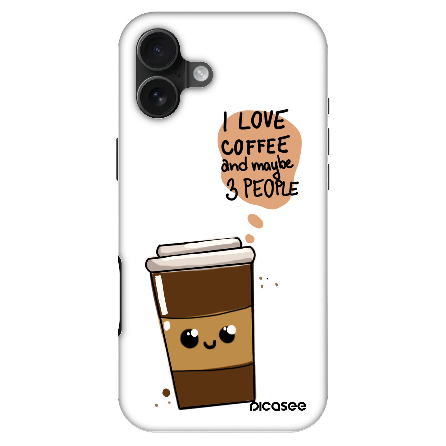 Picasee Fashion Case MagSafe na Apple iPhone 16 Plus - Cute coffee