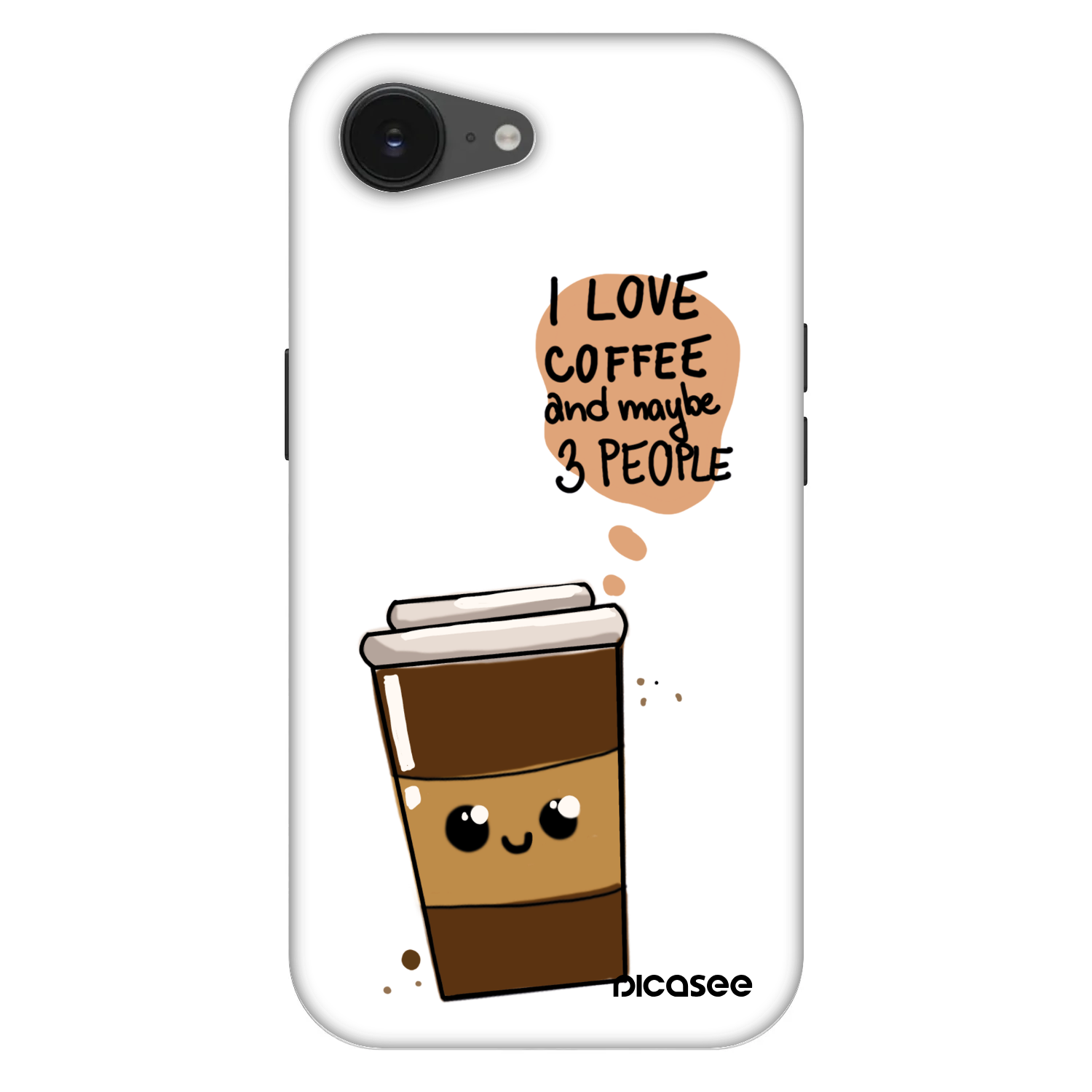 Picasee Fashion Case MagSafe na Apple iPhone 16e - Cute coffee