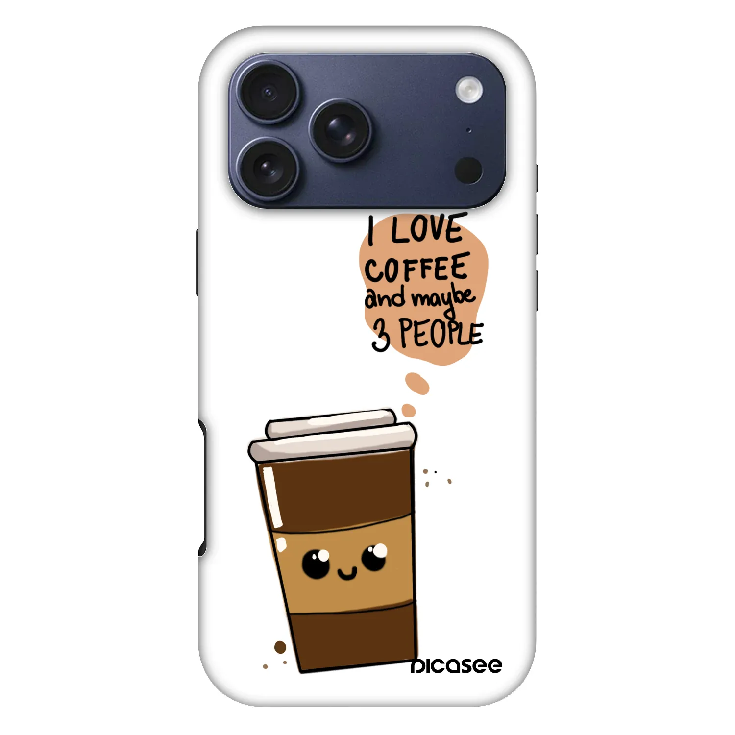 Picasee Fashion Case MagSafe na Apple iPhone 17 Pro Max - Cute coffee