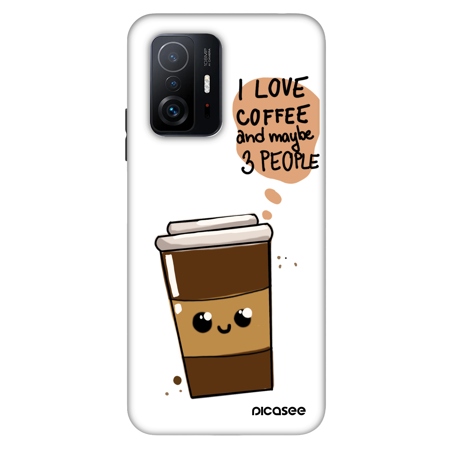Picasee Fashion Case na Xiaomi 11T - Cute coffee