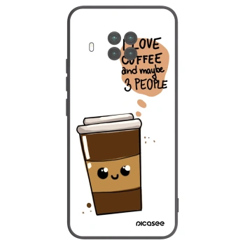 Picasee silikonowe czarne etui na Xiaomi Mi 10T Lite - Cute coffee