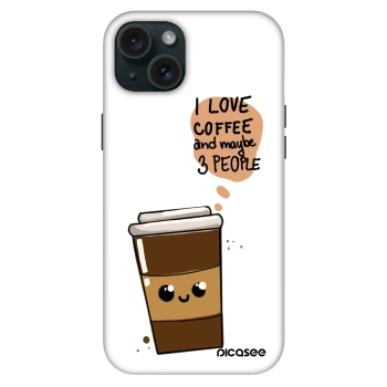 Etui na Apple iPhone 15 Plus - Cute coffee