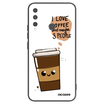 Etui na Huawei P40 Lite E - Cute coffee