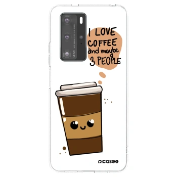 Etui na Huawei P40 Pro - Cute coffee