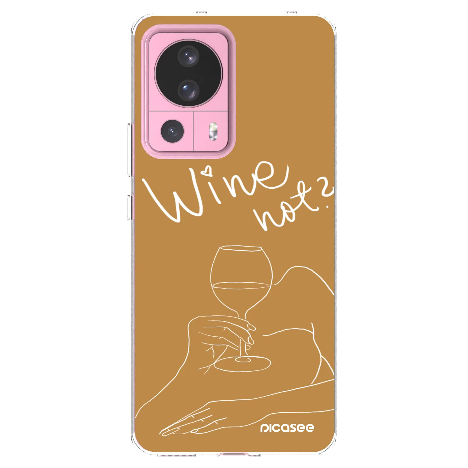 Picasee silikonowe przeźroczyste etui na Xiaomi 13 Lite - Wine not