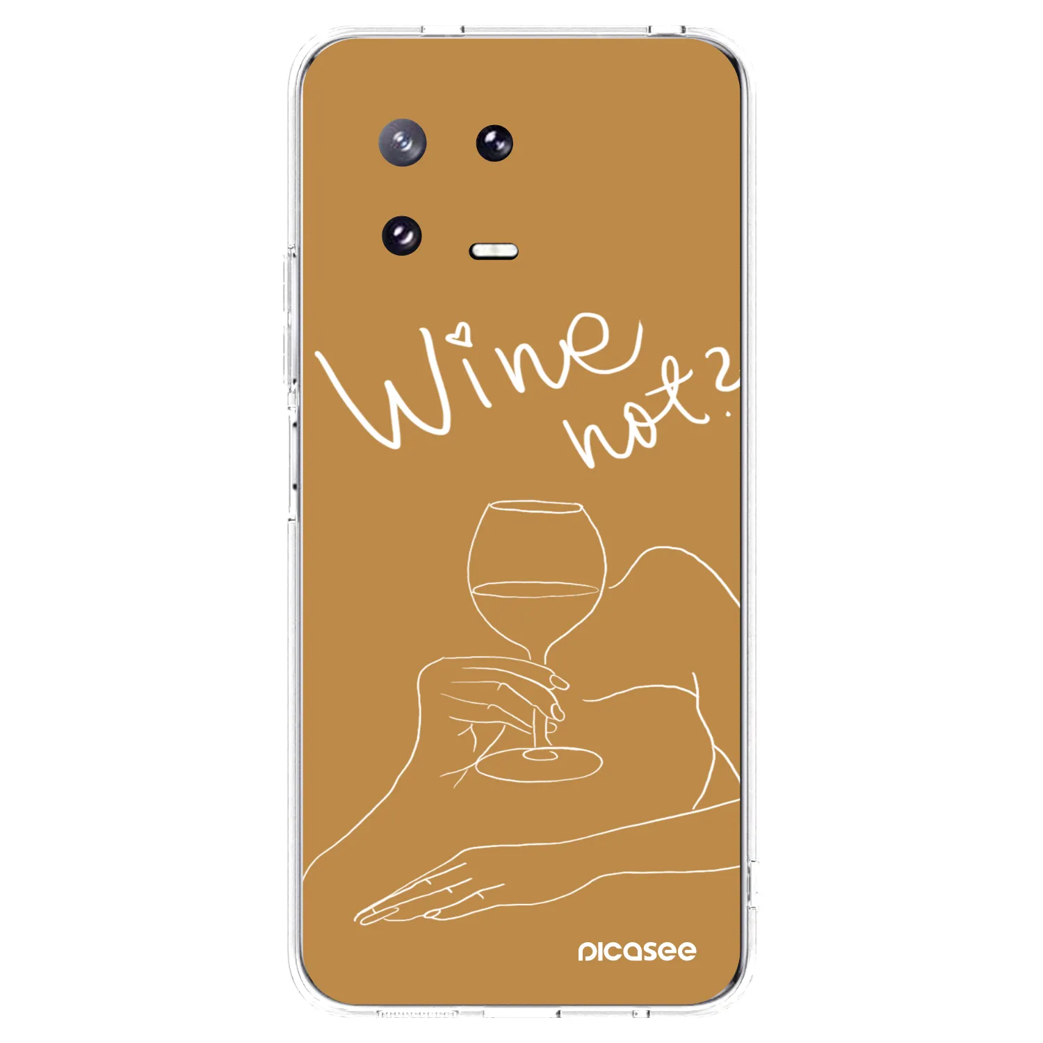 Picasee silikonowe przeźroczyste etui na Xiaomi 13 Pro - Wine not