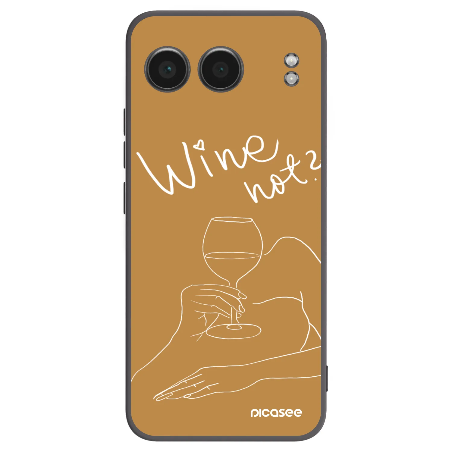 Picasee silikonowe czarne etui na OnePlus Nord 4 - Wine not
