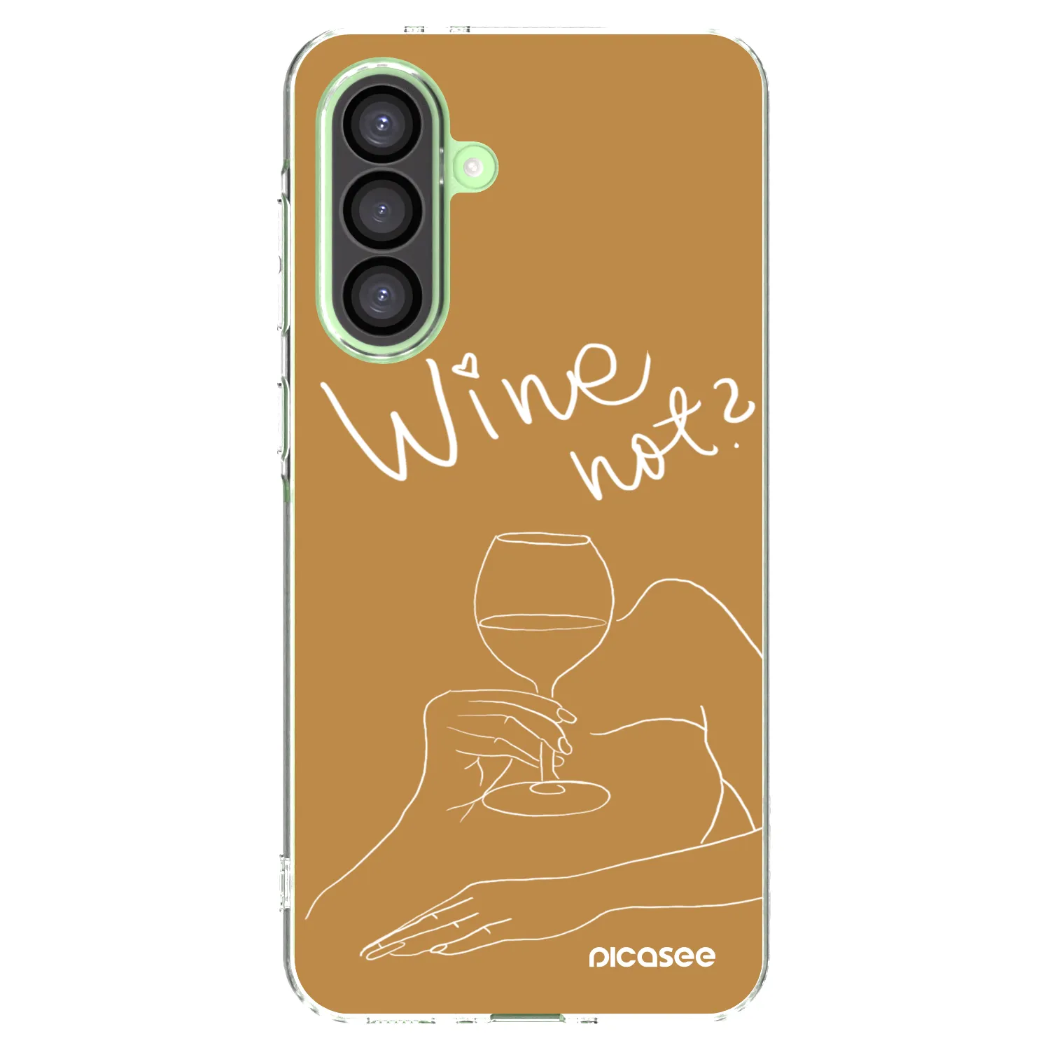 Picasee silikonowe przeźroczyste etui na Samsung Galaxy A26 5G A266B - Wine not