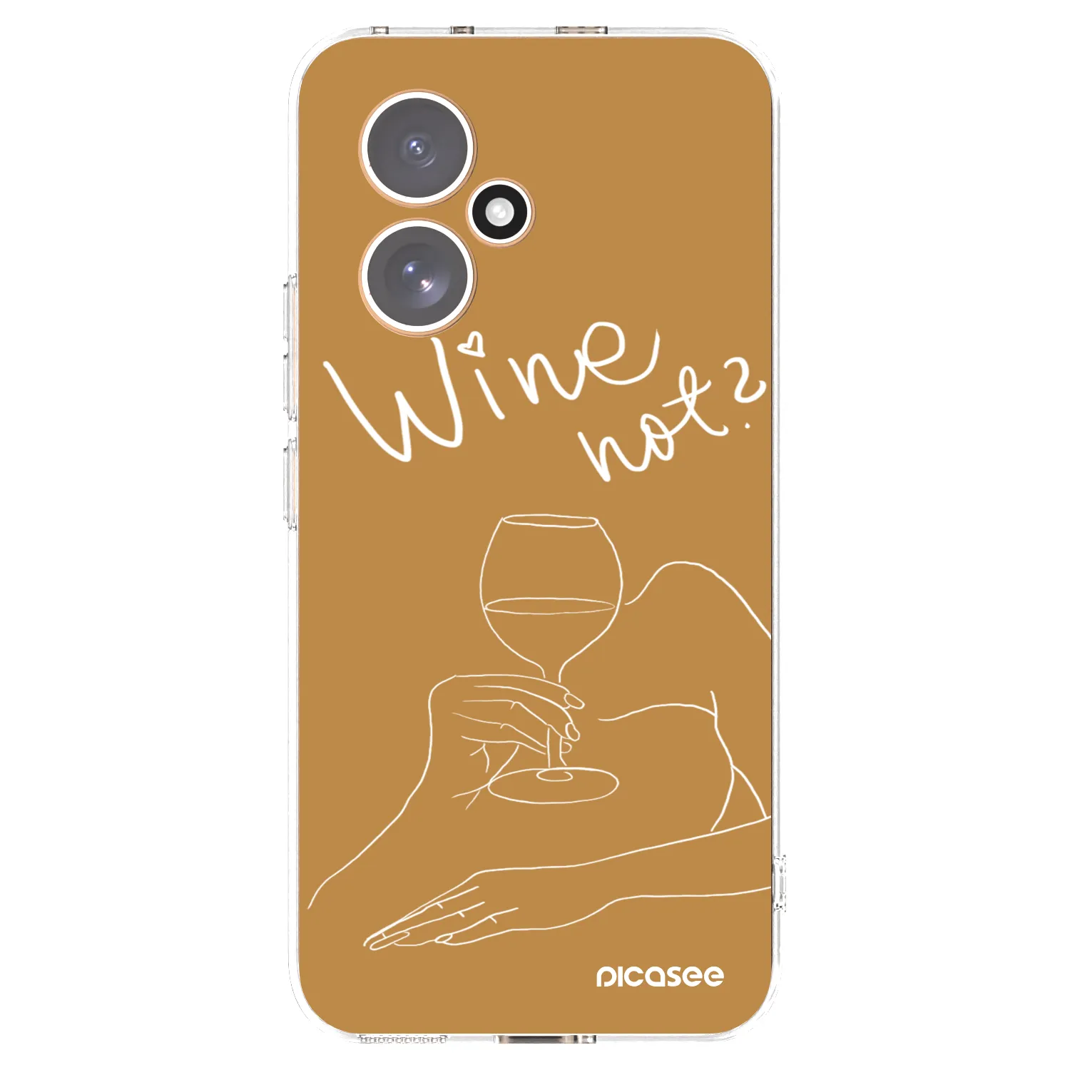 Picasee silikonowe przeźroczyste etui na Honor 400 5G - Wine not