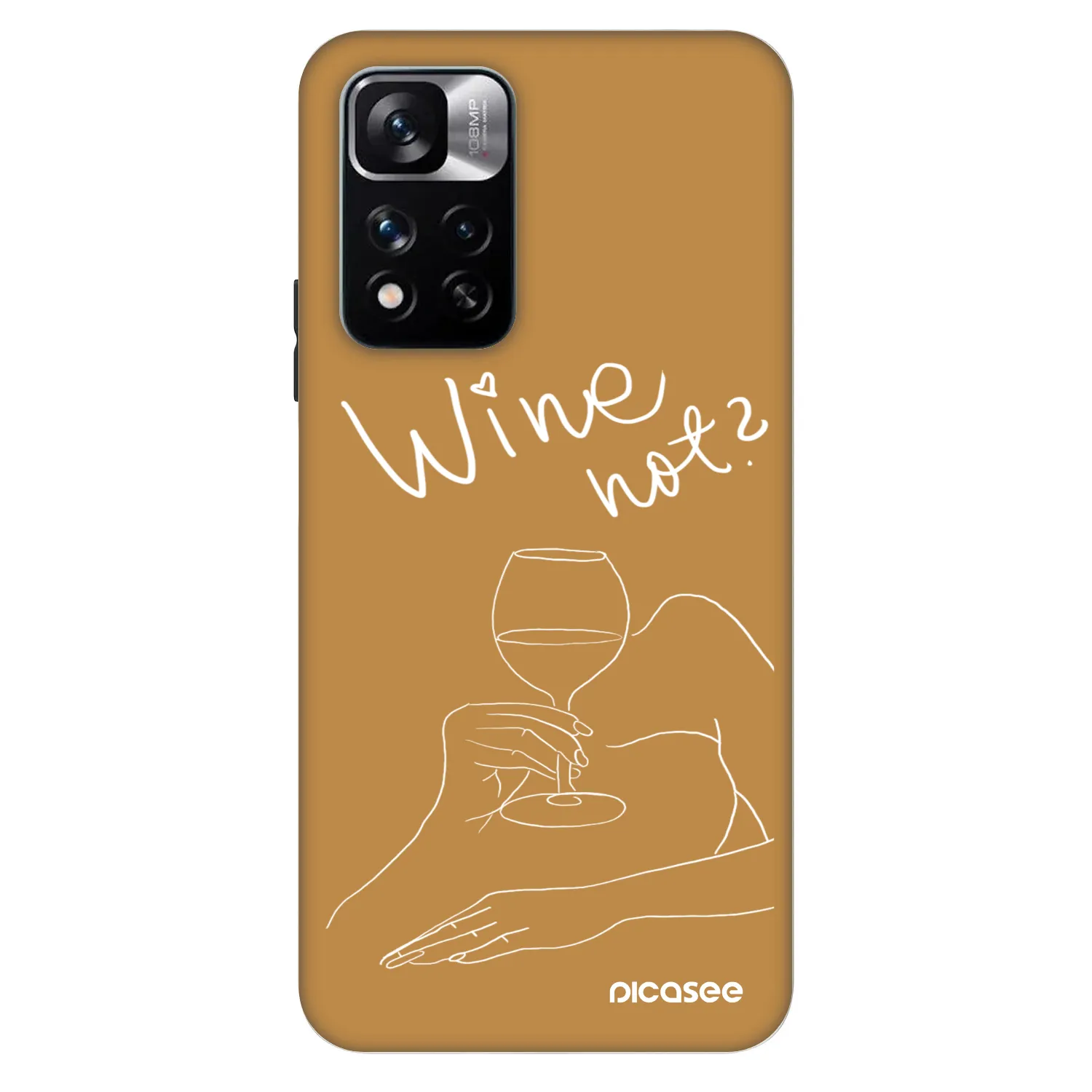 Picasee Fashion Case na Xiaomi Redmi Note 11 Pro 5G - Wine not