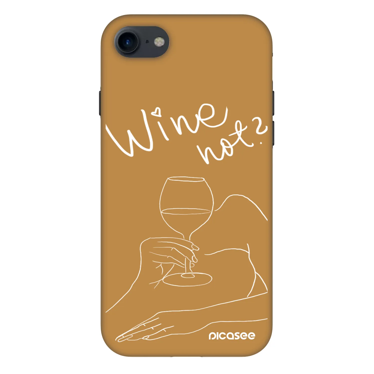 Picasee Fashion Case na Apple iPhone SE 2020 - Wine not