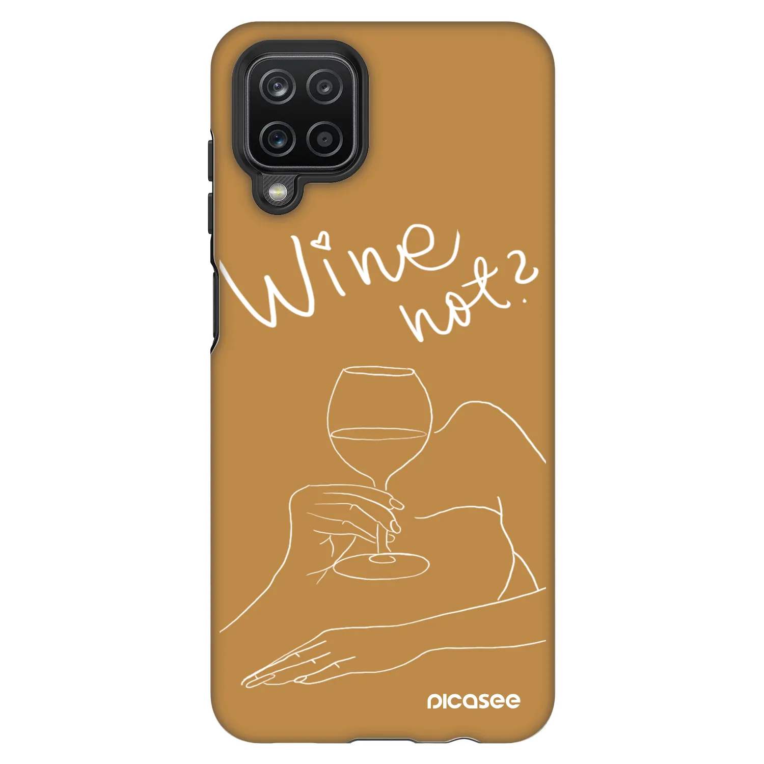 Picasee Fashion Case na Samsung Galaxy A12 A125F - Wine not