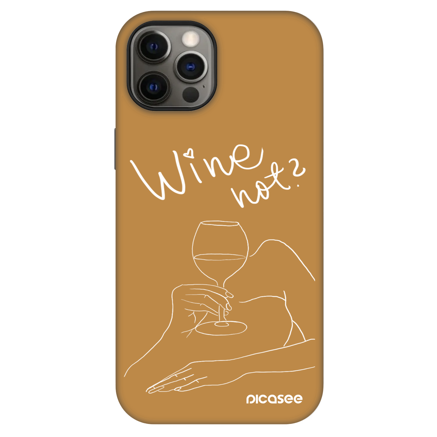 Picasee Fashion Case MagSafe na Apple iPhone 12 Pro - Wine not
