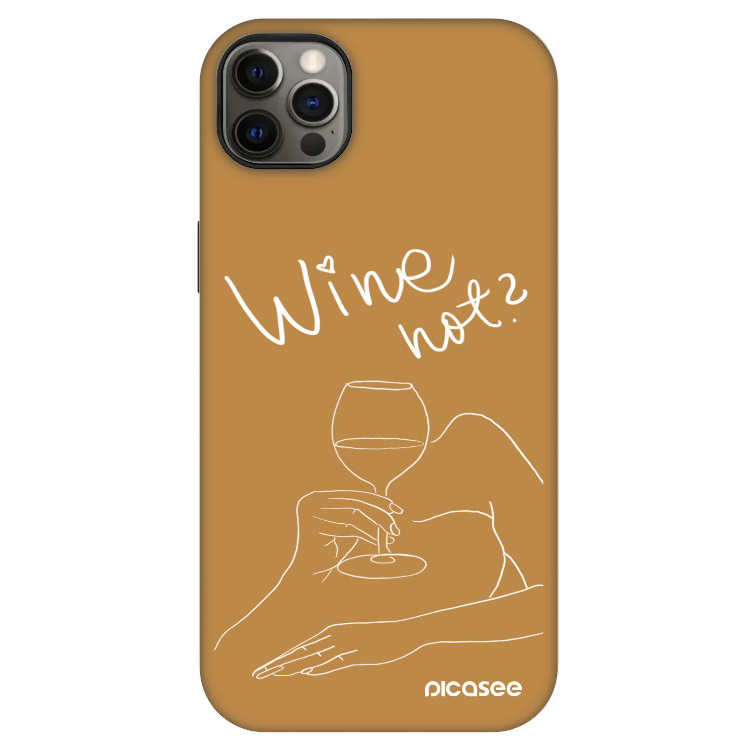 Picasee Fashion Case MagSafe na Apple iPhone 12 Pro Max - Wine not