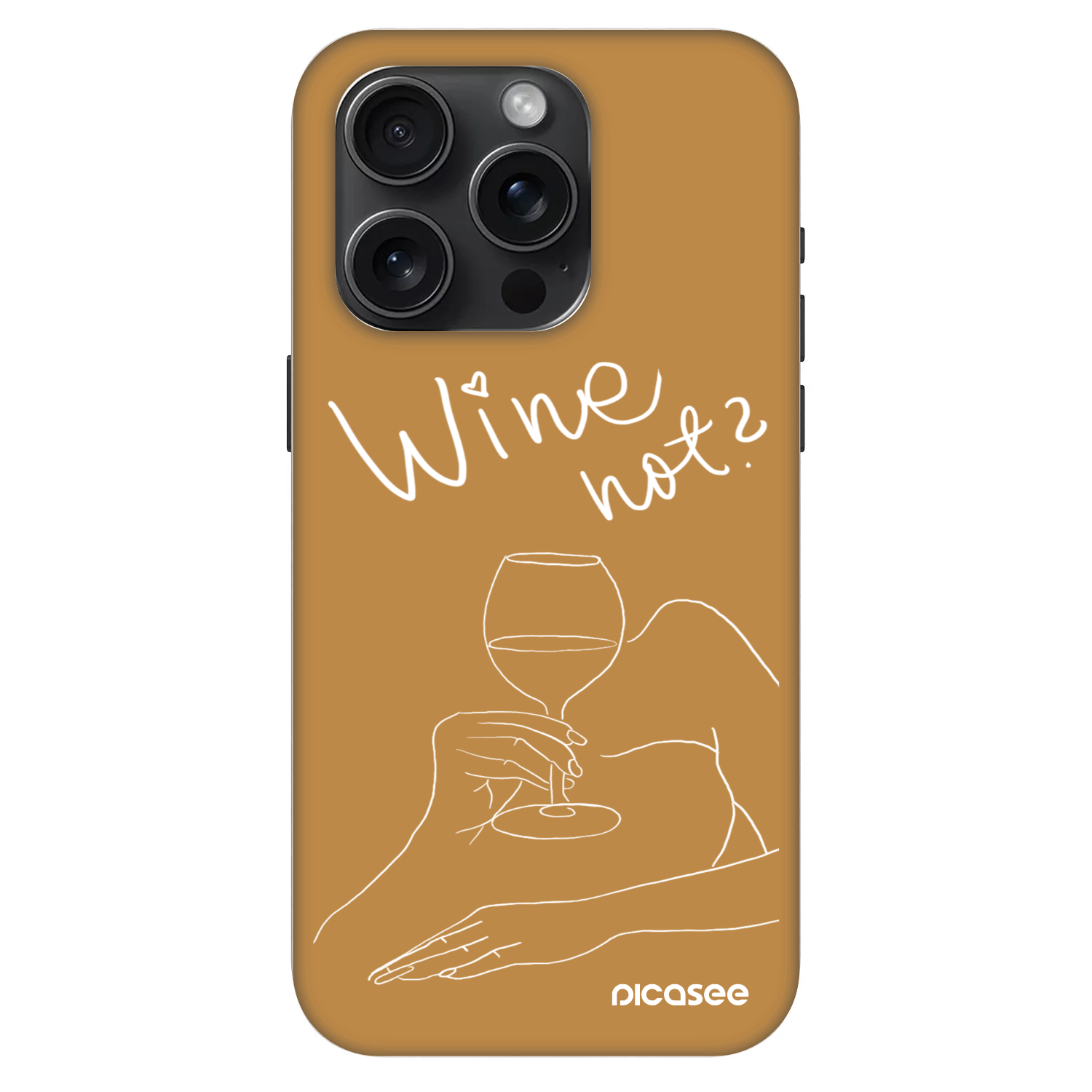Picasee Fashion Case MagSafe na Apple iPhone 15 Pro - Wine not