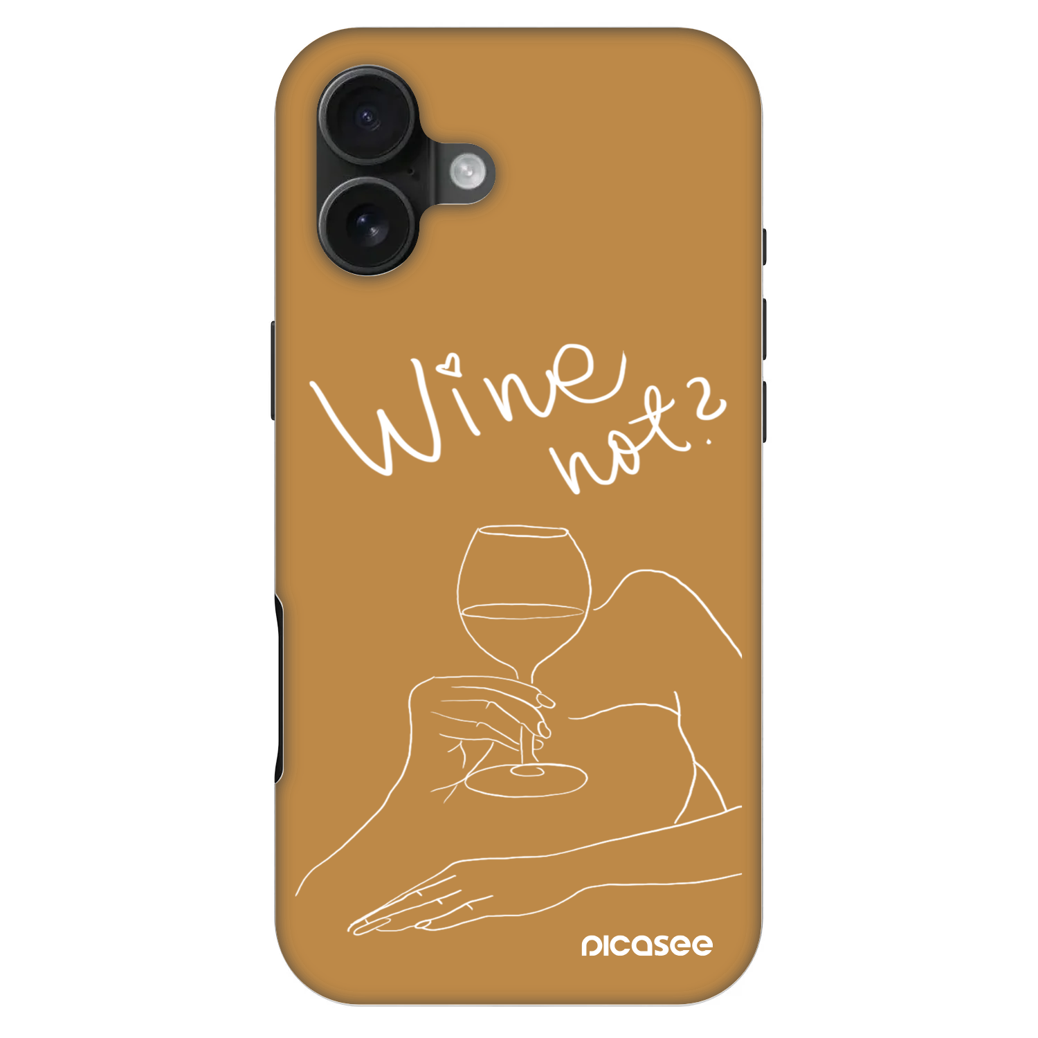 Picasee Fashion Case MagSafe na Apple iPhone 16 Plus - Wine not