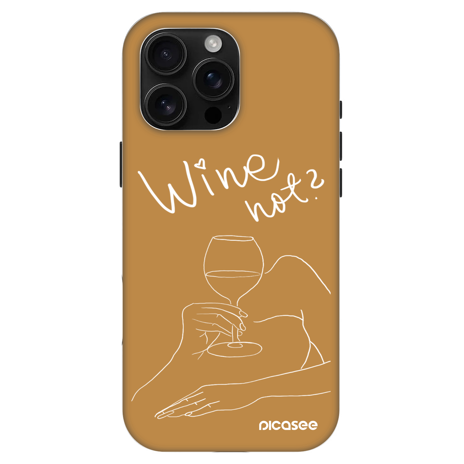 Picasee Fashion Case MagSafe na Apple iPhone 16 Pro Max - Wine not