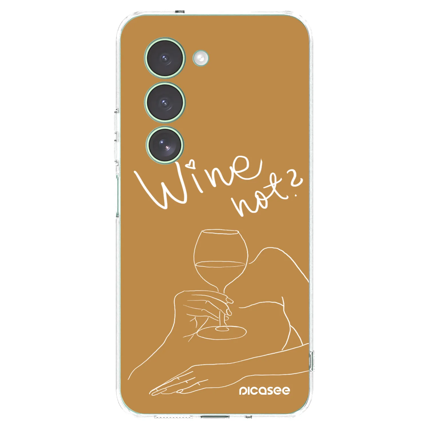 Picasee silikonowe przeźroczyste etui na Xiaomi Redmi 15 5G - Wine not
