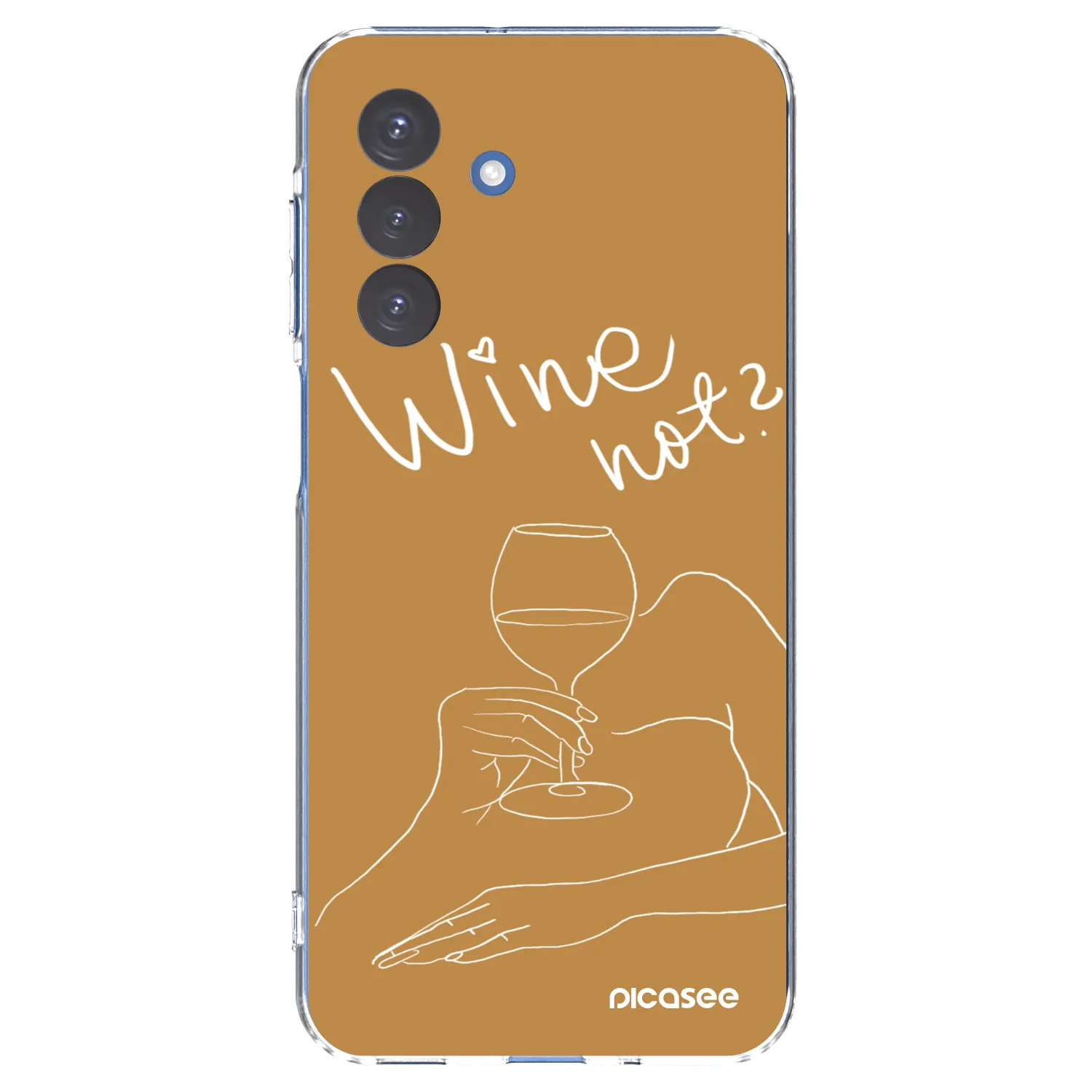 Picasee silikonowe przeźroczyste etui na Samsung Galaxy A17 5G - Wine not