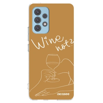 Picasee silikonowe przeźroczyste etui na Samsung Galaxy A53 5G A536 - Wine not
