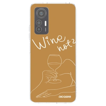 Picasee silikonowe przeźroczyste etui na Xiaomi 12 Lite - Wine not