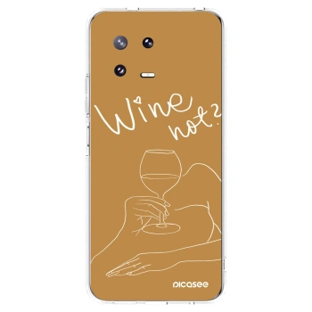 Picasee silikonowe przeźroczyste etui na Xiaomi 13 Pro - Wine not