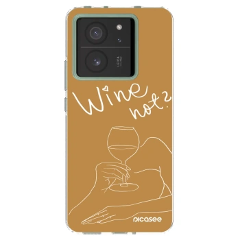 Picasee silikonowe przeźroczyste etui na Xiaomi 13T Pro - Wine not