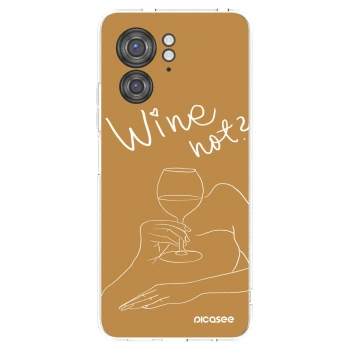 Picasee silikonowe przeźroczyste etui na Motorola Edge 40 - Wine not