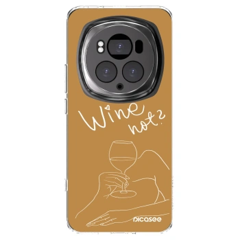 Picasee silikonowe przeźroczyste etui na Honor Magic6 Pro - Wine not