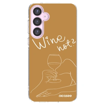 Picasee silikonowe przeźroczyste etui na Samsung Galaxy A55 5G A556B - Wine not