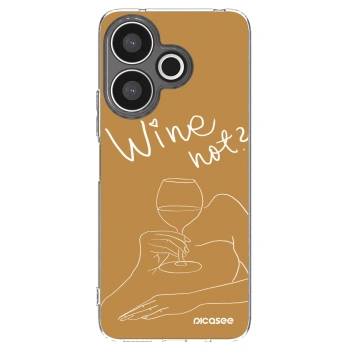 Picasee silikonowe przeźroczyste etui na Xiaomi Redmi 13 4G - Wine not