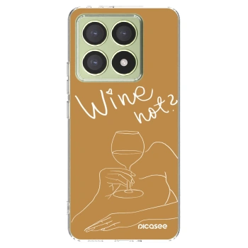 Picasee silikonowe przeźroczyste etui na Xiaomi 14T - Wine not