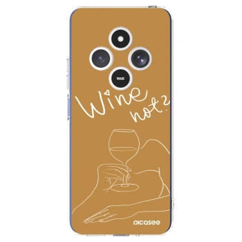 Picasee silikonowe przeźroczyste etui na Xiaomi Redmi 14C - Wine not