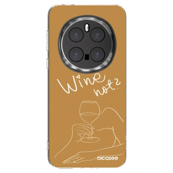 Picasee silikonowe przeźroczyste etui na Honor Magic7 Pro 5G - Wine not
