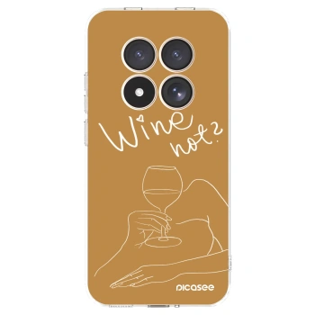 Picasee silikonowe przeźroczyste etui na Xiaomi Redmi Note 15 Pro 4G - Wine not