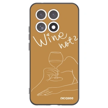Picasee silikonowe czarne etui na Xiaomi 15T - Wine not