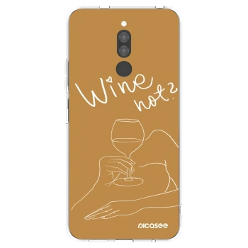 Picasee silikonowe przeźroczyste etui na Xiaomi Redmi 8 - Wine not