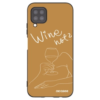 Picasee silikonowe czarne etui na Huawei P40 Lite - Wine not
